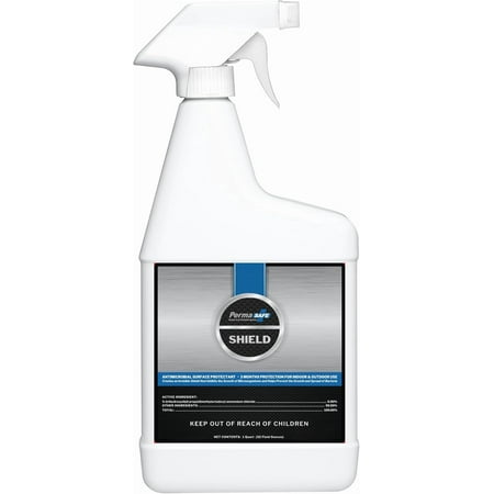 PermaSafe SHIELD, 90-Day Antimicrobial Surface Protectant; Mold, Mildew, Fungi, Algae and Odor Inhibitor, and More. (32 Oz.)