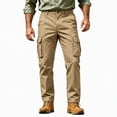 thumbnail image 2 of Cargo Pants for Men Casual Elastic Waist Work Pants, 2 of 9