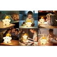 thumbnail image 5 of WAAYEE Night Light, LED Squishy Novelty Animal Night Lamp, Food Grade Silicone 3 Level Dimmable Nursery Nightlight for Desk Decor, Funny Gifts Stuff for Boys Girls Baby, Birthday Gifts, 5 of 8
