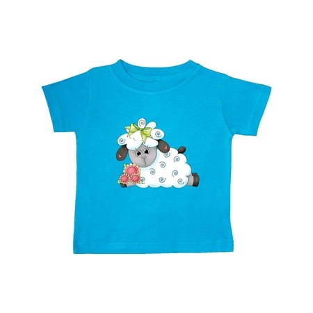 

Inktastic Little Bow Sheep Gift Baby Boy T-Shirt