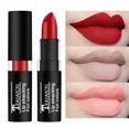 thumbnail image 5 of Lápiz labial mate aterciopelado resistente al agua, pigmento duradero, lápiz labial, maquillaje de labios, fiesta de Halloween, Navidad, negro, blanco, amarillo, verde, morado, 5 of 5