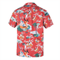 thumbnail image 2 of American Trends Hawaiian Shirt for Men Short Sleeve Button Down Shirts Beach Shirts for Men Red M, 2 of 7