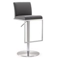 thumbnail image 1 of Amalfi Grey Stainless Steel Adjustable Barstool, 1 of 5