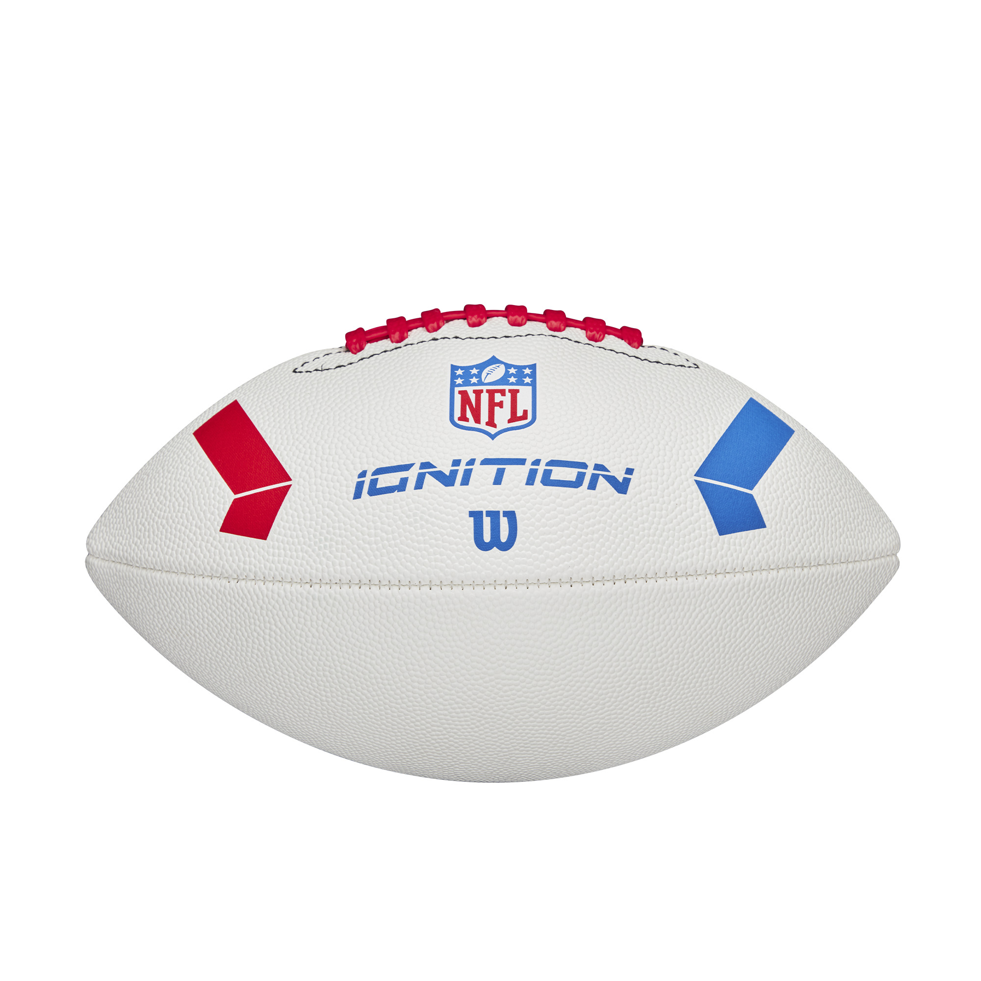 Wilson NFL Ignition Junior Football, Red/White/Blue photo 3
