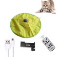 thumbnail image 1 of Jouets Interactifs pour Chats, Jouets Intelligents Durables avec Télécommande, Minuterie Multiple, Souris Motorisée sous-Couverture pour Tous Âges Chat, Inclus 3.7v Batterie Li-ion Rechargeable 2600mAh, 1 of 8