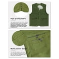thumbnail image 5 of Men’s Fishing Vest Summer Outdoor Work Safari Travel Photo Vests With Multi Pockets For Men, 5 of 9