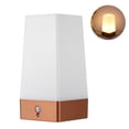 thumbnail image 1 of Desktop PIR Motion Sensor LED Night Light Portable Battery Operated Bedside Night Yellow Light Lamp for Hallway Kitchen Bedroom Bathroom Living Room（Buy 2 Get 1 Free）, 1 of 7