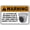 Warning Sign 5, variant on Warning Remove All Personal Loose Items - 8"x12" Warning Sticker Security Sign, Outdoor Use for Home, Business, Vehicle