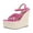 Red, variant on HEWUQI Wedges Sandals for Women Platform Espadrilles Open Toe Strappy Slingback High Heels Summer Wedding Prom Work Beach Dress Shoes Red Size 6.5