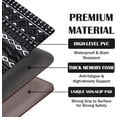 thumbnail image 5 of Boho Kitchen Rug Anti Fatigue Kitchen Mat for Floor Non Slip Memory Foam Black Kitchen Mat PVC Waterproof Doormat for Home Office Desk, 17.3" x 30", 5 of 6