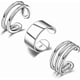 thumbnail image 1 of Cuff Earrings 925 Sterling Silver Ear Cuff Earrings Non-Pierced Fake Spiral Cartilage Cuff Earrings Multiple Styles Conch Ear Cuffs Fine Jewelry for W, 1 of 4