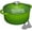 Green, variant on Enameled Cast Iron Dutch Oven -  5QT Pot with Lid & Cotton Potholders - Heavy-Duty Cookware for Bread Baking, Braising, Stews, Roasting(Cream White)