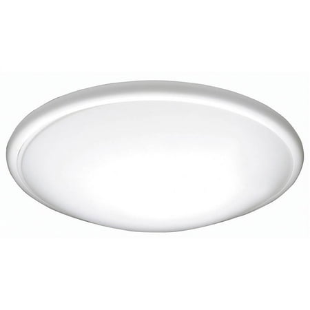 11 in. Acrylic LED Ceiling Light in White (Kelvins:
