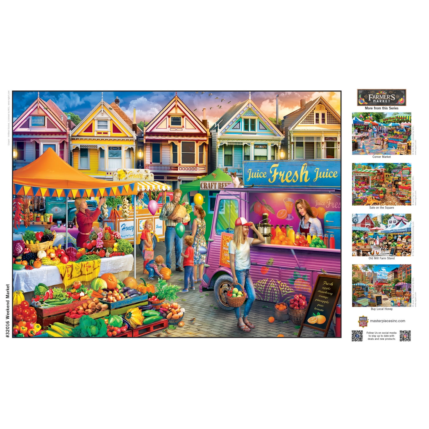 特売！在庫限り！ワールドレップサービスセット MasterPieces 750 Piece Jigsaw Puzzle for Adults - Weekend Market