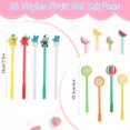 thumbnail image 3 of Bolígrafos de tinta de gel Containlol Cartoon Cute Fruit Kids, 48 unidades, 3 of 6