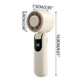 thumbnail image 3 of Portable Handheld Fan, Powerful Hand Held Mini Fan, UltraHigh-Speed Thermoelectric Cool Off Turbo Handheld Mini Fan With 100-Speed Adjustment For Outdoor Use, 3 of 7