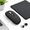 Black, variant on Black Tri-Mode Wireless USB-C Computer Mouse with Stitched-Edge Mouse Pad