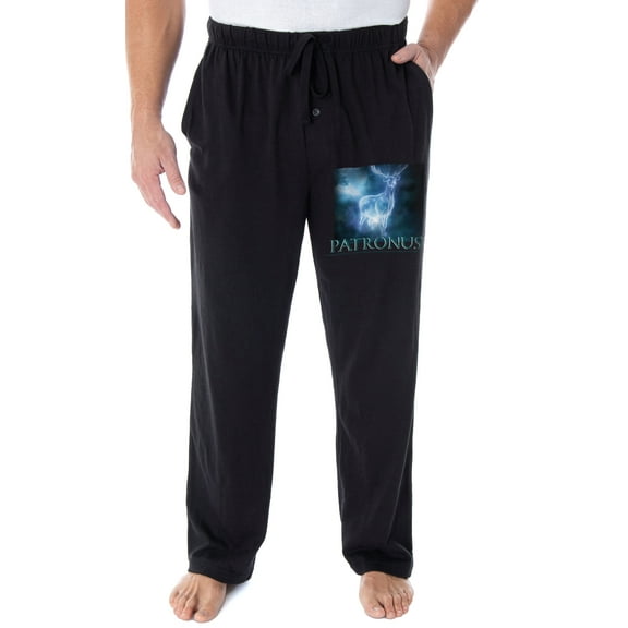 Harry Potter Pajama Pants Men's Harry's Stag Patronus Spell Lounge Pants
