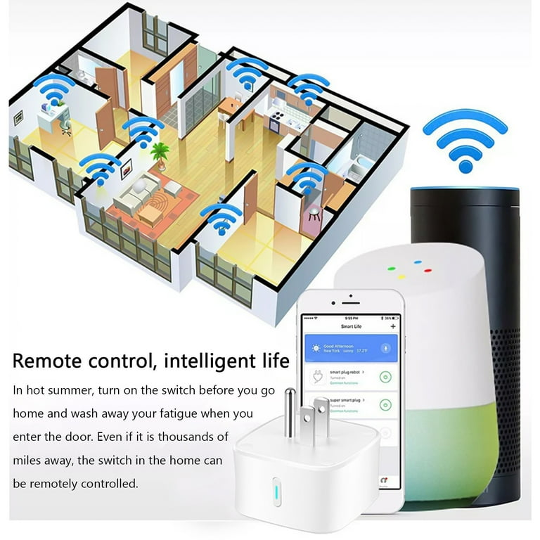 SONOFF Smart Socket 15A Zigbee Plug Remote Timer Switch for Android iOS  1-2Packs