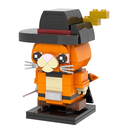 MOOXI Puss in Boots Brickheadz Building Set,Classic Creative Building Blocks Children Kit,Gifts for Kids(175pcs)
