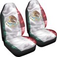 thumbnail image 3 of XYZCANDO Mexican Flag Car Seat Covers 2 Pack Protector Car Front Seat Covers Car Interior car Front Seats, Lightweight Non-Slip SUV Van, 3 of 9