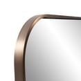 thumbnail image 6 of Tyler Dillon Curved Rectangular Stainless Steel Framed Vanity Mirror - 24"W x 36"H, 6 of 9