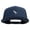 Navy, variant on Heron Bird Logo Embroidered 5 Panel Mesh Trucker Snapback Cap - Navy OSFM