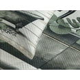 thumbnail image 4 of Ambesonne Farmhouse Quilted Bedspread Set 3 Pcs, Bathtub and Eucalyptus, Queen Size, Laurel Green Off White, 4 of 4
