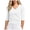 White, variant on COMVALUE Womens Cotton 3/4 Length Sleeve Shirts V Neck Fitted Tops Basic Going Out Tees Spring Trendy Clothes 2026 White Size M