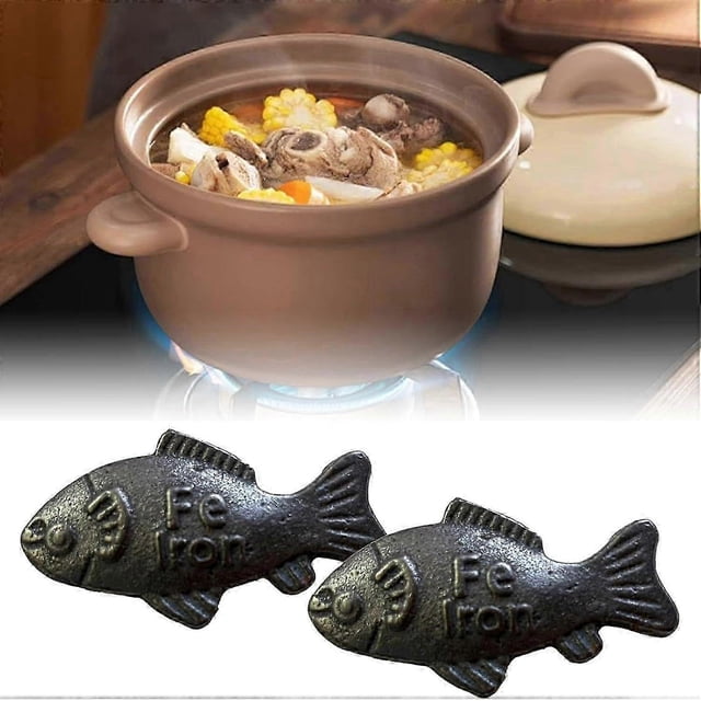 Lucky Iron Fish, Cast Iron Fish for Iron Infused Cooking, Add Natural Iron to Food & Water, Effective and Safe Reusable Cooking Tool, Ideal for Vegans