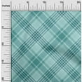 thumbnail image 2 of oneOone Polyester Spandex Sea Green Fabric Check Sewing Craft Projects Fabric Prints By Yard 56 Inch Wide, 2 of 5