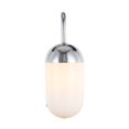 thumbnail image 6 of Kace 1 light Chrome and frosted white glass wall sconce, 6 of 12