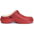thumbnail image 3 of Men's Women's Clogs Waterproof Fleece Lined Winter Slippers Garden Shoes, 3 of 6