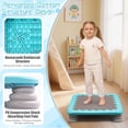thumbnail image 3 of Trampoline for Kids, 25 Inch Toddler Trampoline Bounce Board Indoor Outdoor with Non-Slip Base, Balance and Bounce Jumping Sensory Toy for 3-12 Boys & Girls Autistic Kids Training Equipment, Blue, 3 of 8