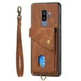 thumbnail image 5 of Nalacover for Samsung S9 Plus, Slim Case Wallet with Credit Card Holder, Back Flip Premium Leather Magnetic Clasp Kickstand Wirst Hand Strap Shockproof Cover for Samsung Galaxy S9 Plus,Brown, 5 of 7