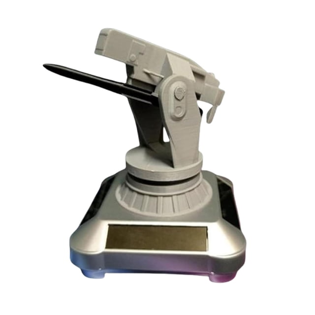 Solar Powered 3D Printed Rotating Desktop Model Artwork Automatic Motion Car Sculpture For