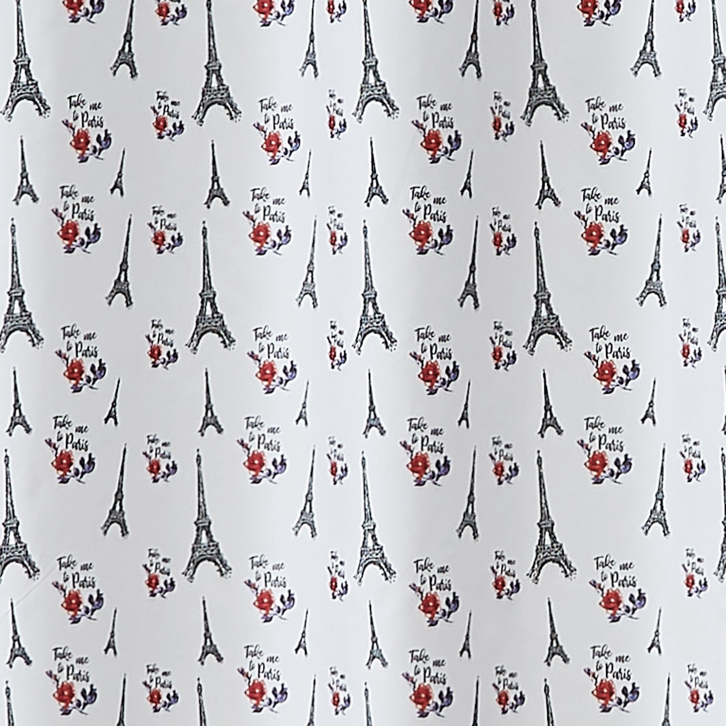 Take me to Paris 13-piece Shower Curtain Set