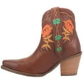 thumbnail image 3 of Dingo Women's Play Pretty Western Booties Snip Toe Tan 8 1/2 M  US, 3 of 5