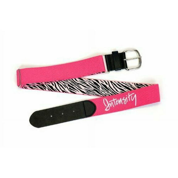 Intensity Touch Them All Reversible Belt, Neon Pink/Zebra