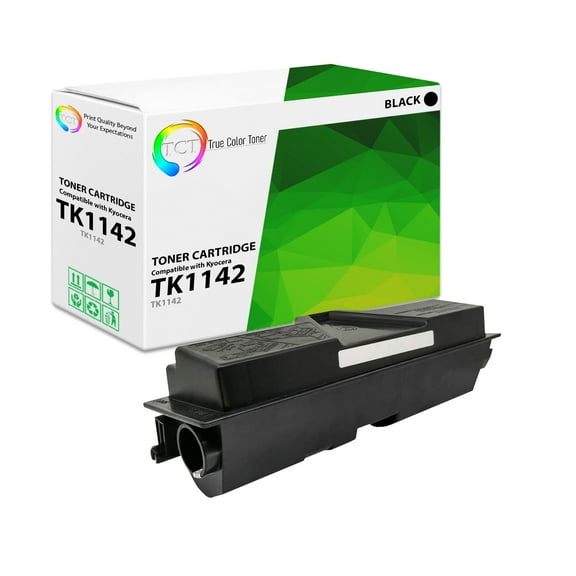 TCT TK1142 Toner Cartridge - Premium Compatible Replacement for -Mita TK-1142 TK1142 Black