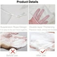 thumbnail image 3 of Topboutique 20 Pcs Mesh Bags,Exfoliating Mesh Soap Pouch, Thicken Foam Net Soap Saver Sack,Bubble Mesh Bags,Drawstring Holder Bags,White, 3 of 4