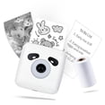 thumbnail image 1 of Impresora de pegatinas LFPERT TP6S, mini impresora térmica portátil, máquina para crear pegatinas sin tinta con Bluetooth, impresora de bolsillo para iOS y Android, ideal para gráficos de estudio, not, 1 of 5