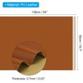 thumbnail image 2 of Uxcell 54x19.7x0.03 Inch PU Leather Book Cloth, Soft Colored Faux PU Leather Sheets, Brown, 2 of 6