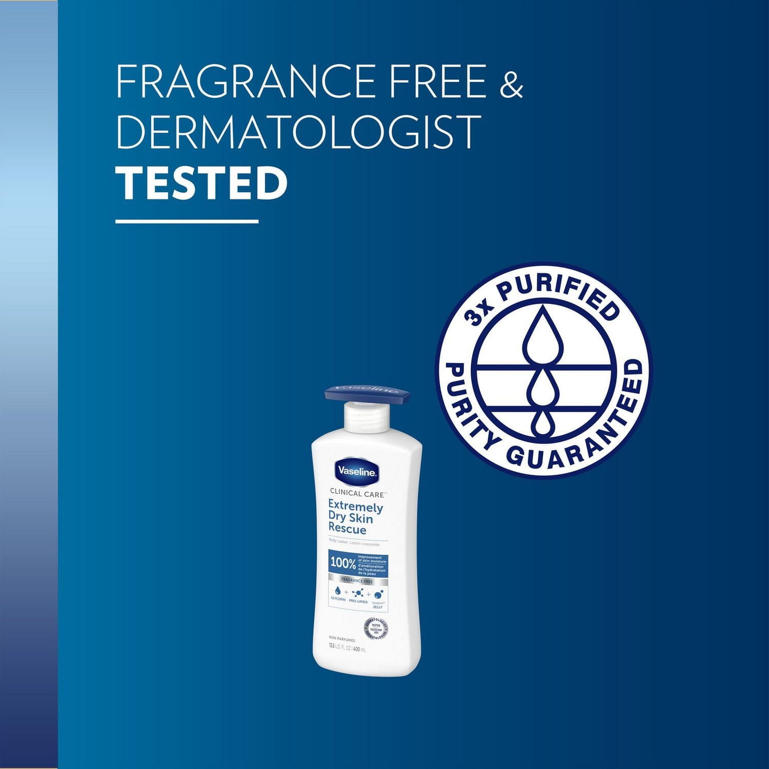 Vaseline Clinical Care Extremely Dry Skin Rescue Body Lotion