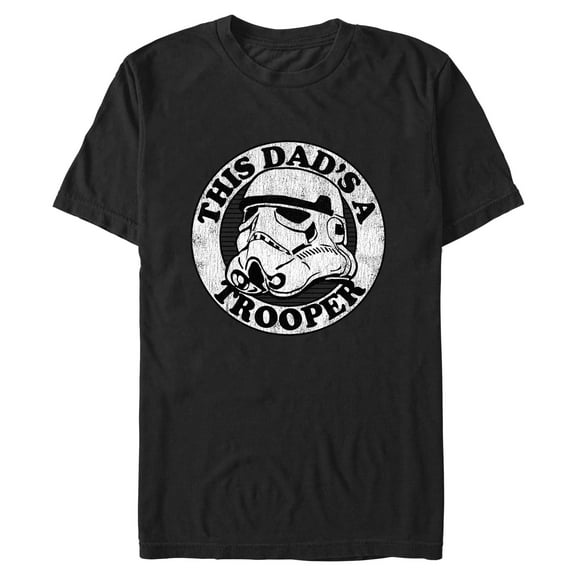 Mens Star Wars This Dad's A Trooper T Shirt