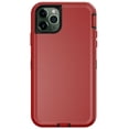 thumbnail image 3 of For Apple iPhone 12 Pro / iPhone 12 6.1 inch Heavy Duty Shockproof Armor Hybrid Case Cover With Clip Red/Black, 3 of 7