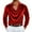 Red, variant on SDNall Men's Velvet Shirt with Pleated Lapel, Solid Color Long Sleeve Retro Casual Top for Holiday & Fall