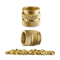 thumbnail image 1 of Heat-Set Threaded Inserts, Heat Set Insert for 3D Printing Components and Plastic Parts - Knurled Nuts (100 Pieces), 1 of 6