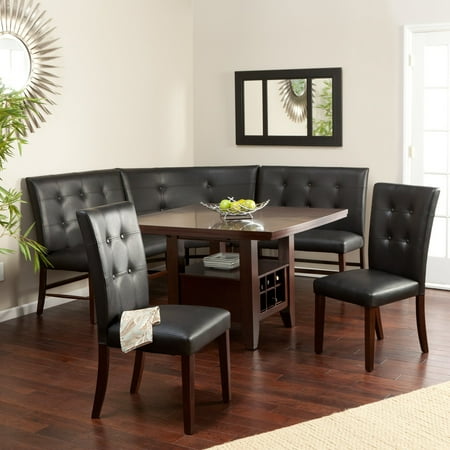 Layton Espresso 6 Piece Breakfast Nook Set