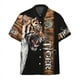thumbnail image 4 of Camisa social Camisas de hombre de uso diario Blusa con estampado de tigre de manga corta con estampado de animales en 3D Camisetas casuales Ropa masculina de gran tamaño, 4 of 4